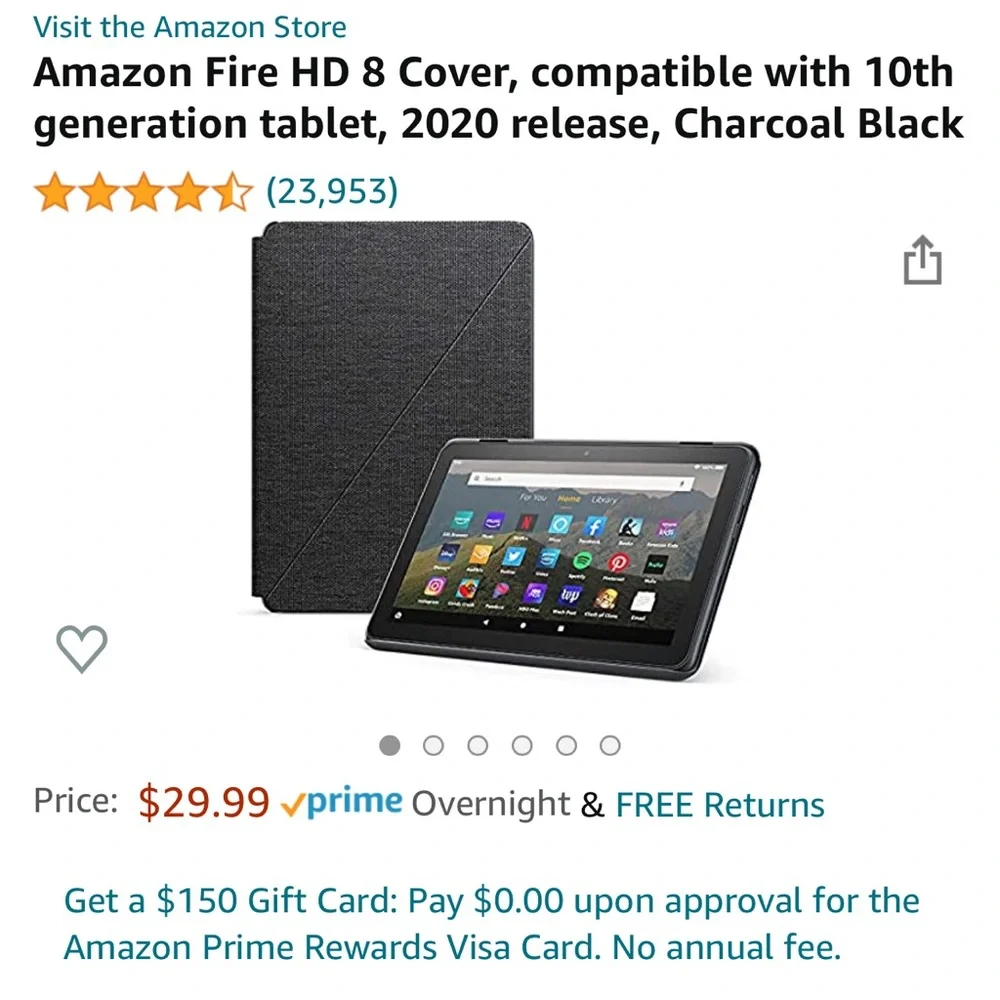 Amazon Fire 8 Tablet Cover